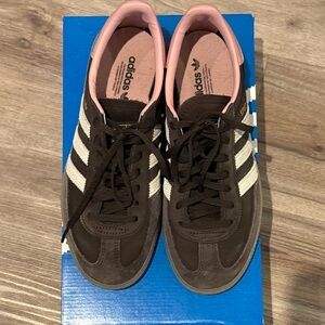 Adidas Spezial Pink and Brown Sneakers